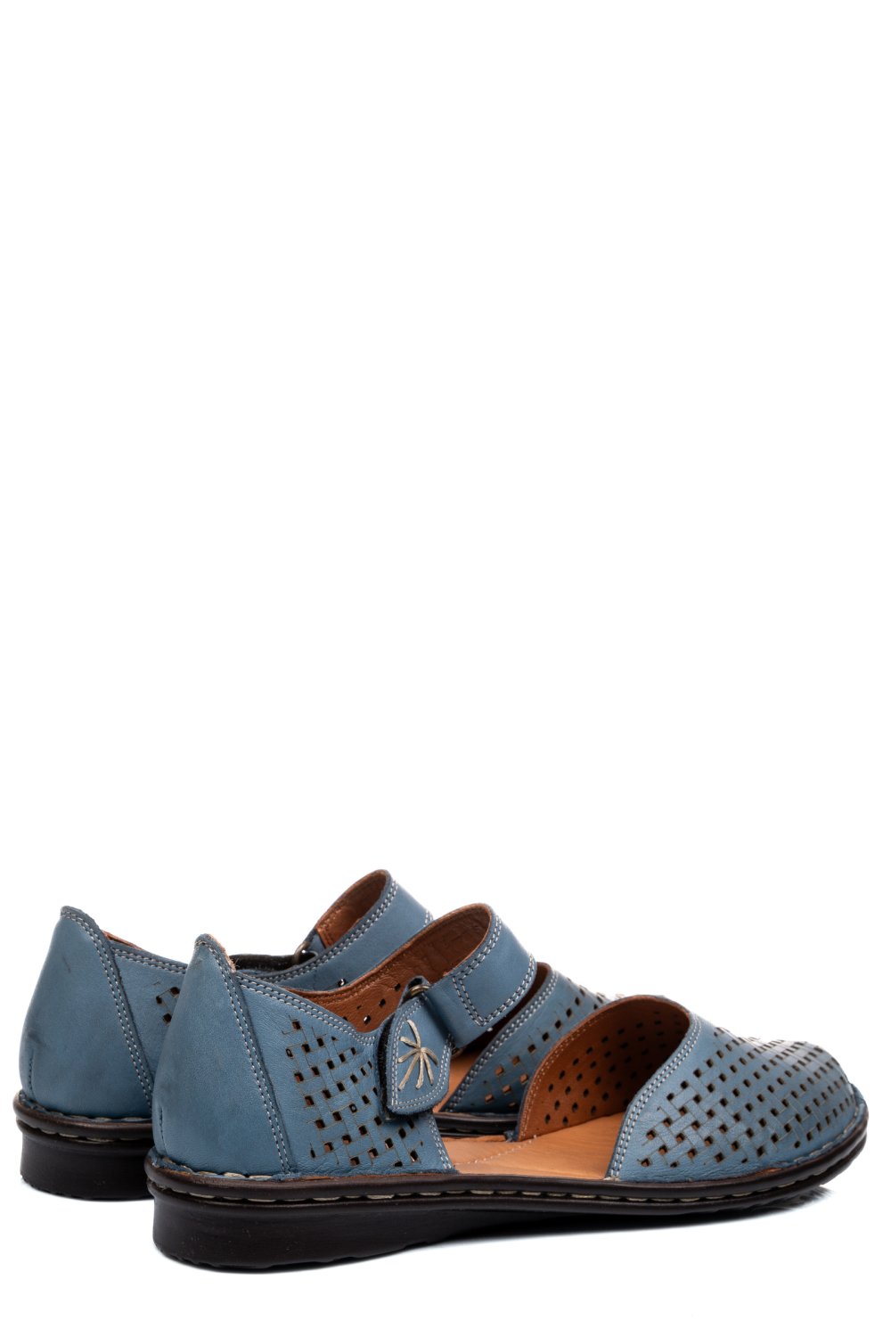 SANDALE ALBASTRE PIELE NATURALA 1PC518