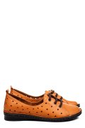 PANTOFI PORTOCALII PIELE NATURALA 1PC422