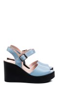 SANDALE ALBASTRE PIELE NATURALA 9PC00