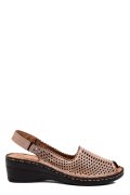 SANDALE ROZ PIELE NATURALA 4PC345