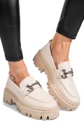 MOCASINI CREM PIELE NATURALA IPCBM020B
