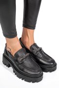 MOCASINI NEGRI PIELE NATURALA IPCBM023B