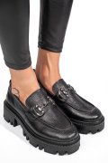 MOCASINI NEGRI PIELE NATURALA IPCBM019B