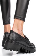 MOCASINI NEGRI PIELE NATURALA IPCBM017