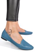 BALERINI ALBASTRI PIELE NATURALA 0PC6AKA