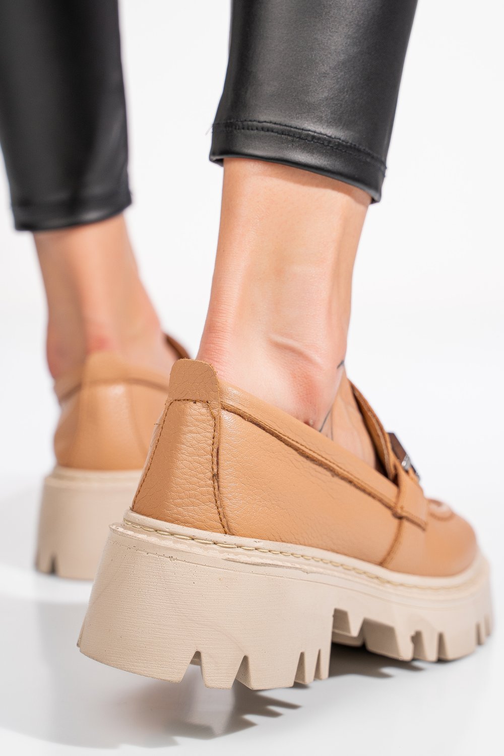 MOCASINI NUDE PIELE NATURALA IPCBM002B
