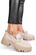 MOCASINI CREM PIELE NATURALA IPCBM022B