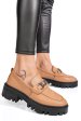 Mocasini nude piele naturala ipcbm009b