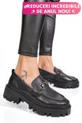 MOCASINI NEGRI PIELE NATURALA IPCBM008B