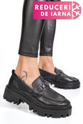 MOCASINI NEGRI PIELE NATURALA IPCBM008B