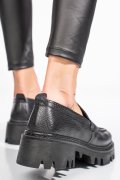 MOCASINI NEGRI PIELE NATURALA IPCBM028B