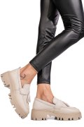 MOCASINI CREM PIELE NATURALA IPCBM029B-P
