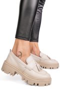MOCASINI CREM PIELE NATURALA IPCBM029B-P