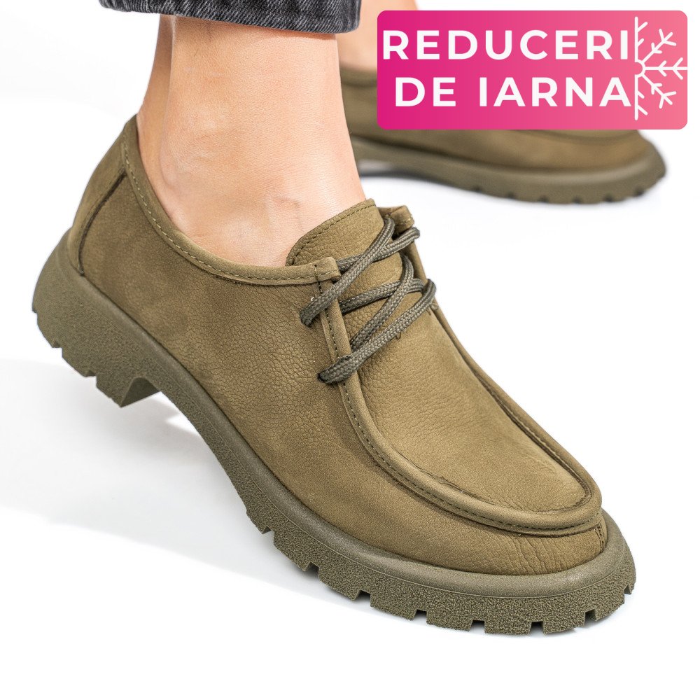 MOCASINI KHAKI PIELE NATURALA NABUK 4S77247