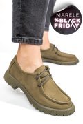 MOCASINI KHAKI PIELE NATURALA NABUK 4S77247