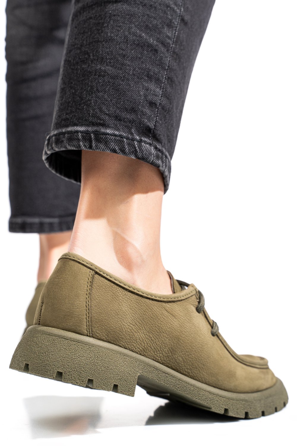 MOCASINI KHAKI PIELE NATURALA NABUK 4S77247