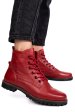 Ghete rosii piele naturala 53130006