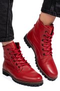 GHETE ROSII PIELE NATURALA 53130006