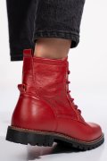 GHETE ROSII PIELE NATURALA 53130006