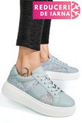 PANTOFI SPORT LIGHT BLUE PIELE NATURALA FSP001-848