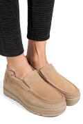 MOCASINI KHAKI PIELE NATURALA INTOARSA MSPM222