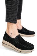 MOCASINI NEGRI PIELE NATURALA INTOARSA MSPM223