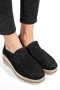 MOCASINI NEGRI PIELE NATURALA INTOARSA MSPM223