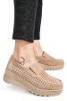 Mocasini khaki piele naturala intoarsa mspm223