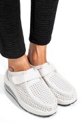 MOCASINI WHITE PIELE NATURALA PSPL-2075
