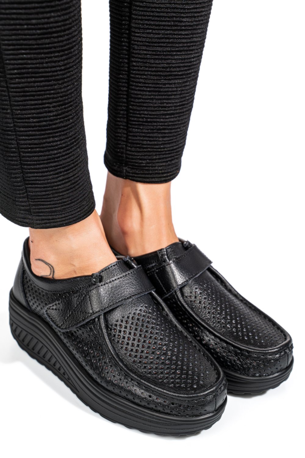 MOCASINI BLACK PIELE NATURALA PSPL-2075