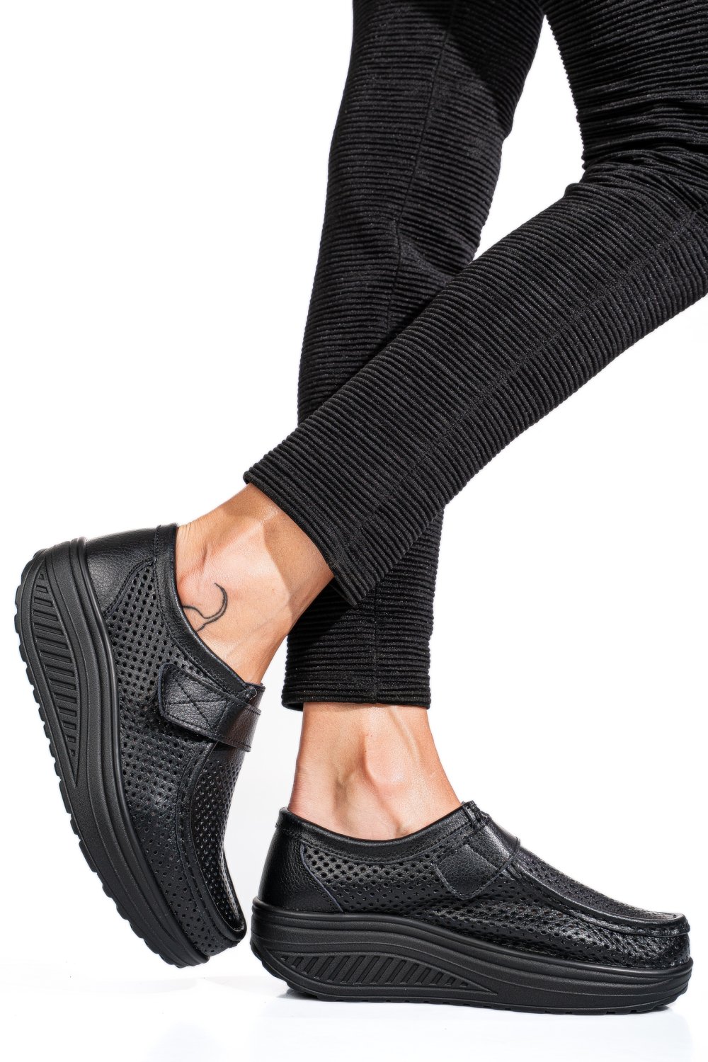 MOCASINI BLACK PIELE NATURALA PSPL-2075
