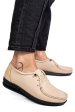 Mocasini bej piele naturala 3pc03
