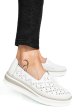 Espadrile white piele naturala tsp-9007