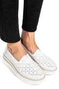 ESPADRILE WHITE PIELE NATURALA TSP-9007