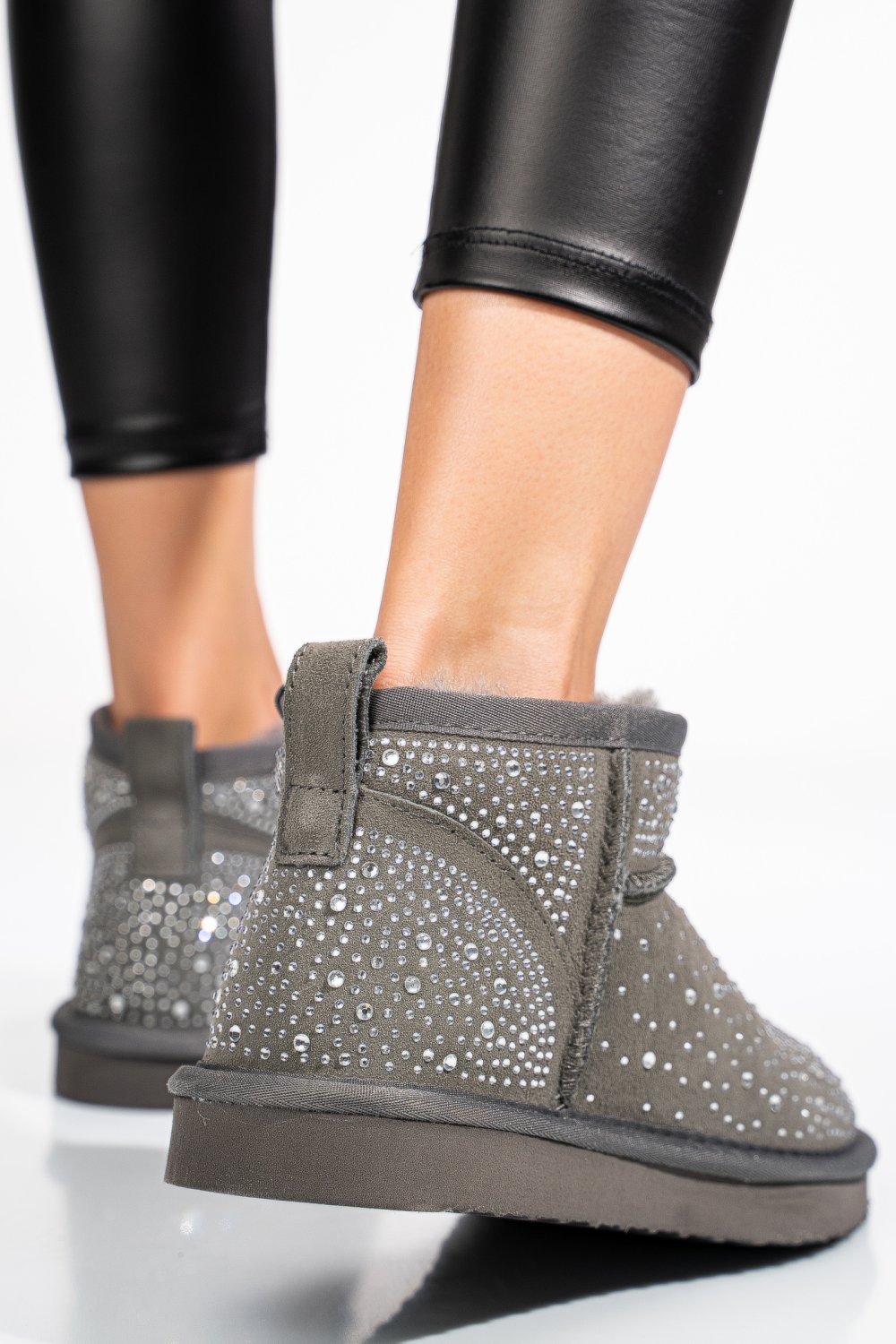 CIZME GRI PIELE NATURALA 0S77954