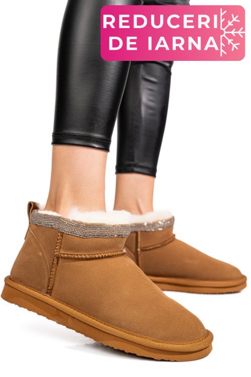 Cizme maro piele naturala 0s77957