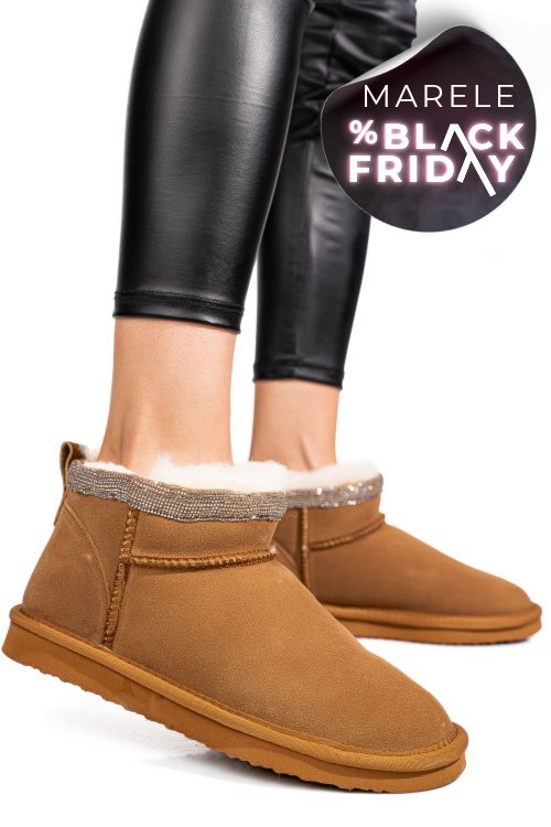 Cizme maro piele naturala 0s77957