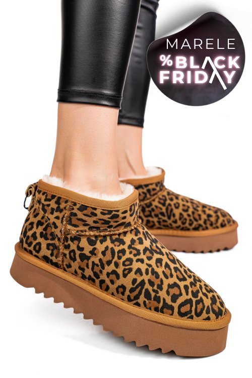 Cizme maro leo piele naturala 0s77955