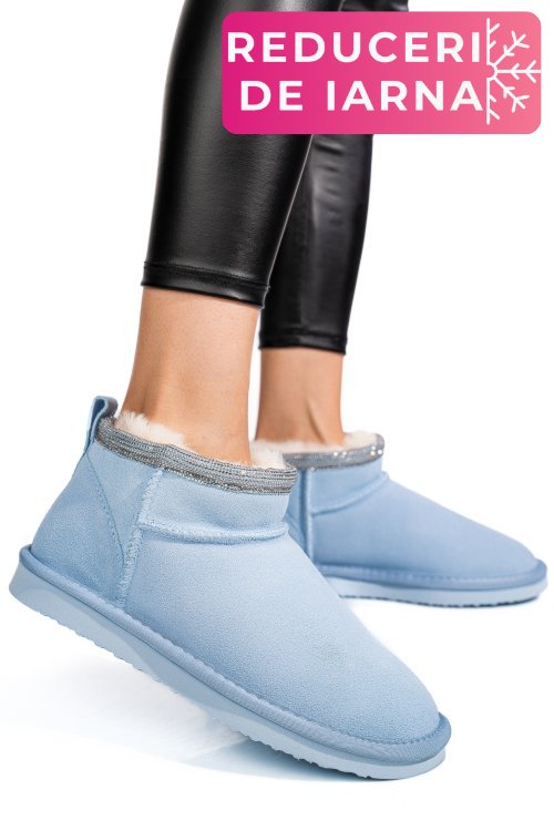 Cizme albastre piele naturala 0s77957