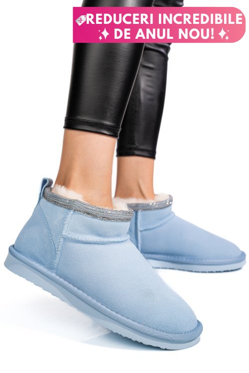 Cizme albastre piele naturala 0s77957