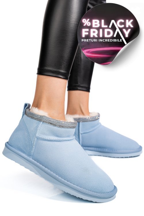 Cizme albastre piele naturala 0s77957