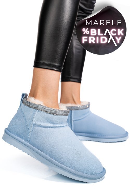 Cizme albastre piele naturala 0s77957