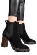 Botine negre piele naturala intoarsa 52132451