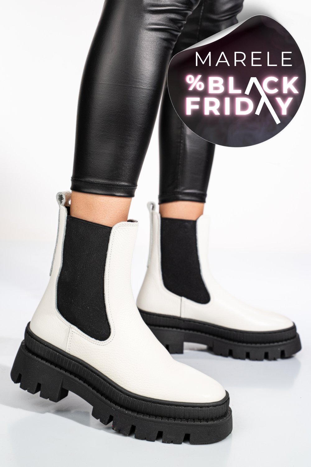 GHETE ALBE PIELE NATURALA 52132507