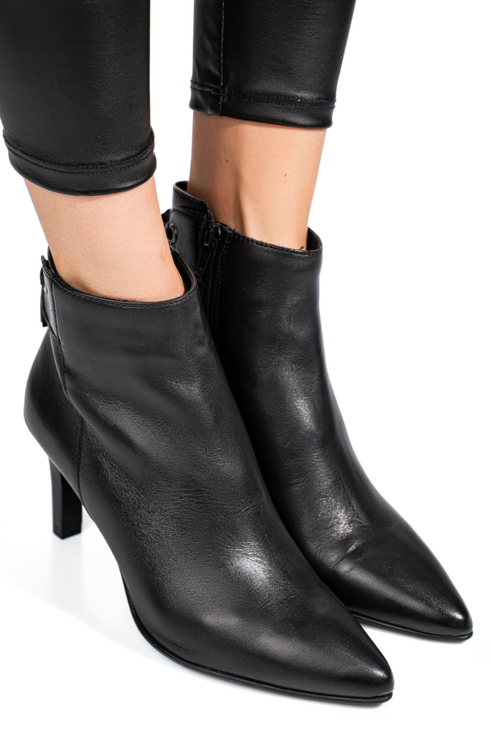 BOTINE NEGRE PIELE NATURALA 50132040