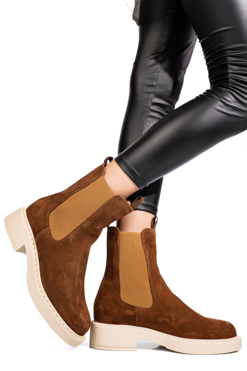 GHETE MARO PIELE NATURALA INTOARSA 52130135