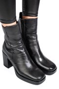 BOTINE NEGRE PIELE NATURALA 53132282