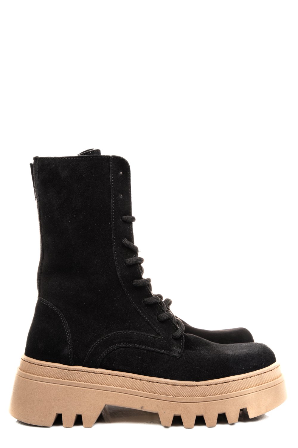 GHETE NEGRE PIELE NATURALA INTOARSA 52132500