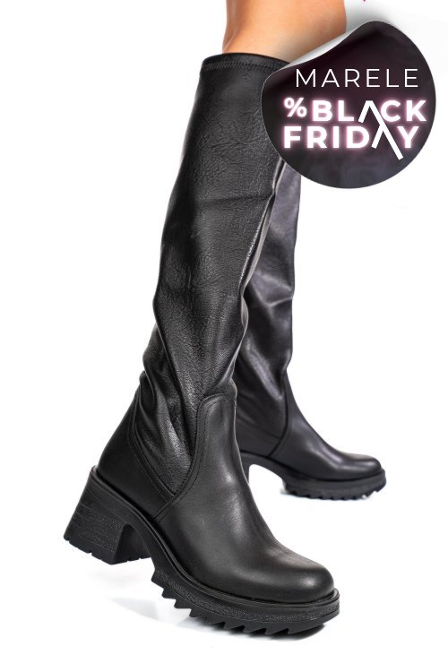 Cizme negre piele naturala 52122121