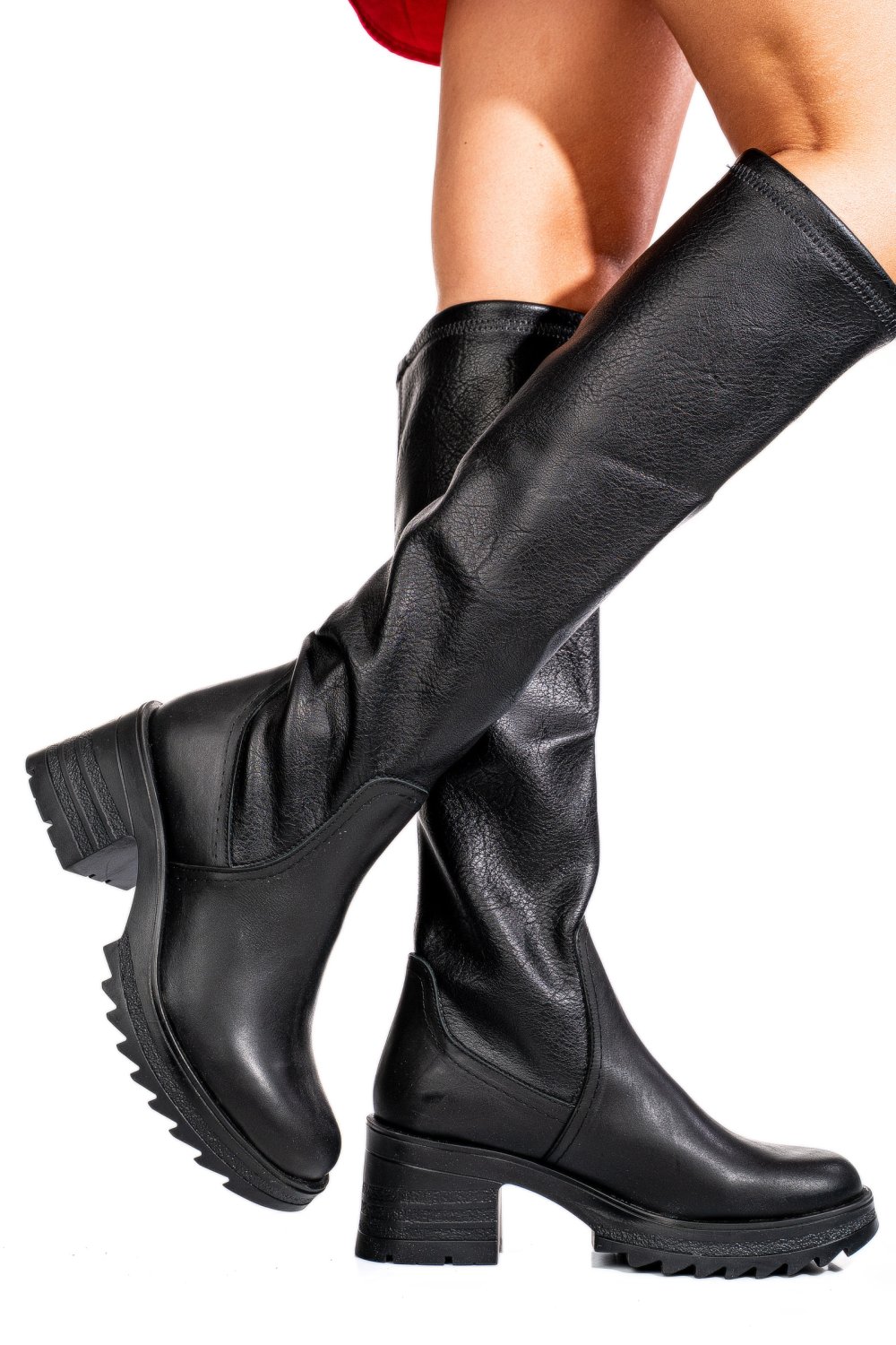 CIZME NEGRE PIELE NATURALA 52122121
